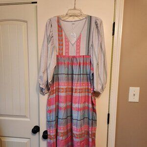MAXI SUMMER DRESS MULTI-COLOR